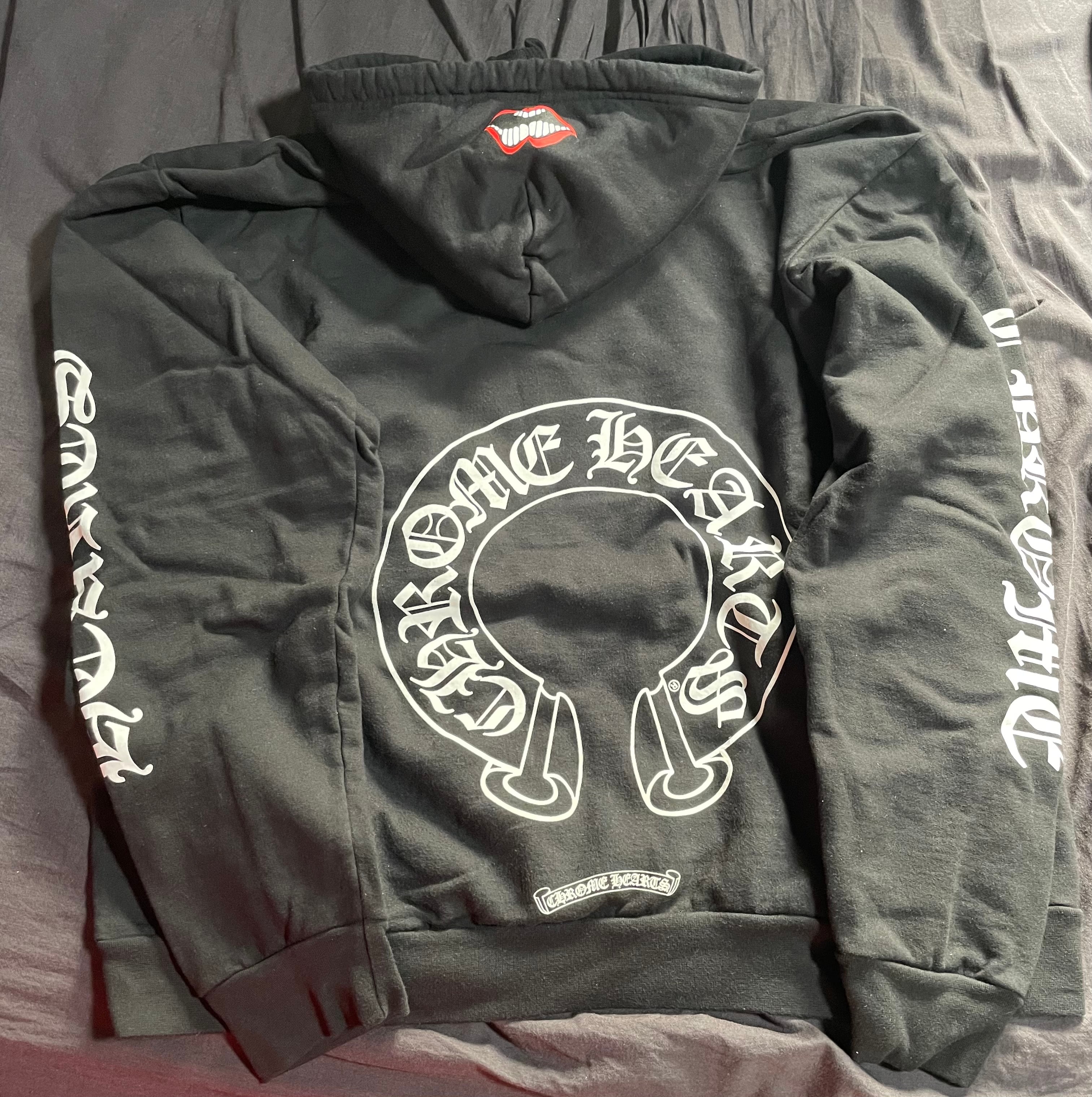 Chrome Hearts Matty Boy Chomper Horseshoe Hoodie "Black"