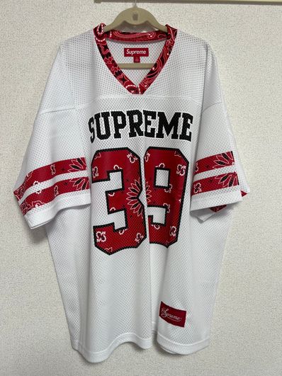 Supreme Bandana Football Jersey "White"