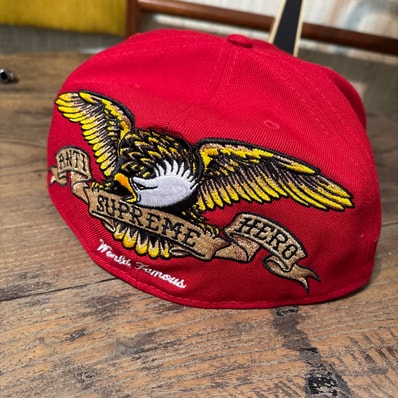 Supreme x ANTIHERO New Era "Red"