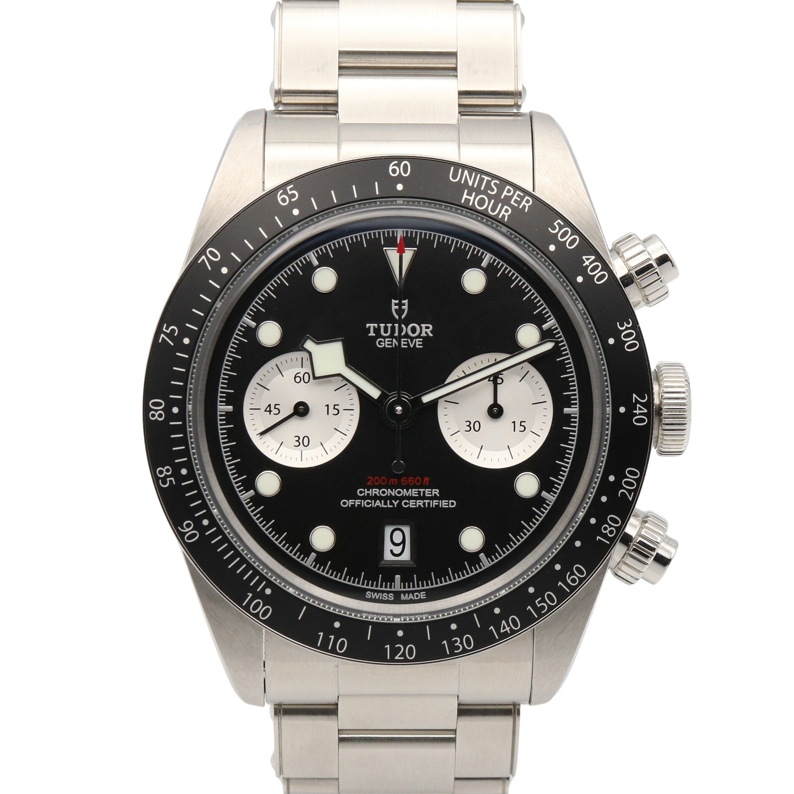 チュードル TUDOR ブラックベイ クロノ 腕時計 時計 ステンレススチール メンズ ブラック系 79360N 【中古】