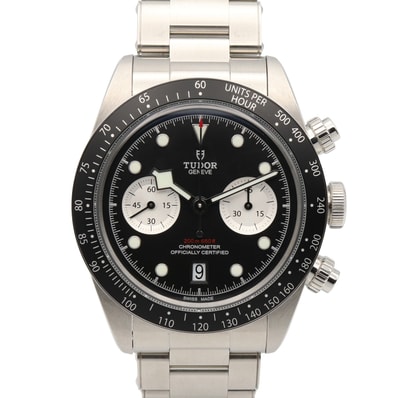 チュードル TUDOR ブラックベイ クロノ 腕時計 時計 ステンレススチール メンズ ブラック系 79360N 【中古】