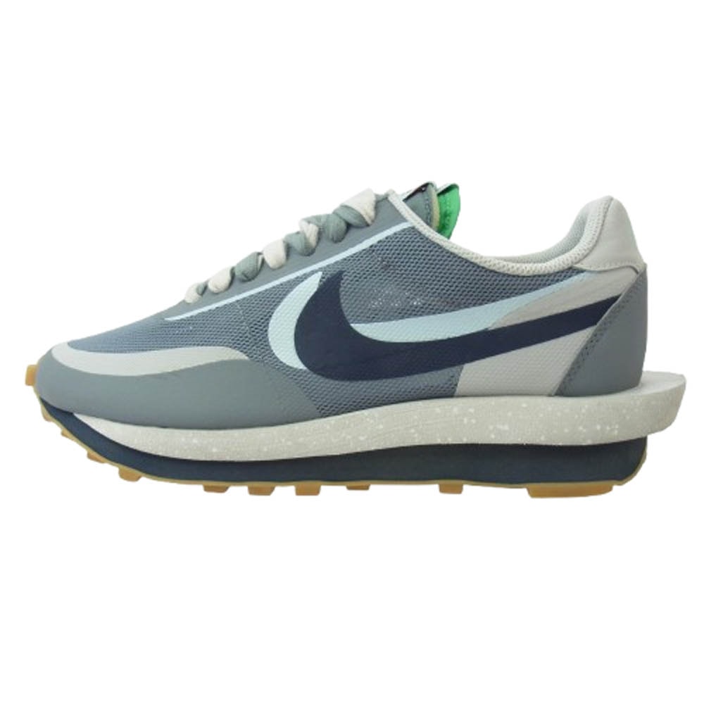 NIKE ナイキ スニーカー DH3114-001 × CLOT × Sacai LD Waffle Grey Obsidian Cool Grey ワッフル グレーオブシディアン クールグレー グレー系 26.5cm【中古】