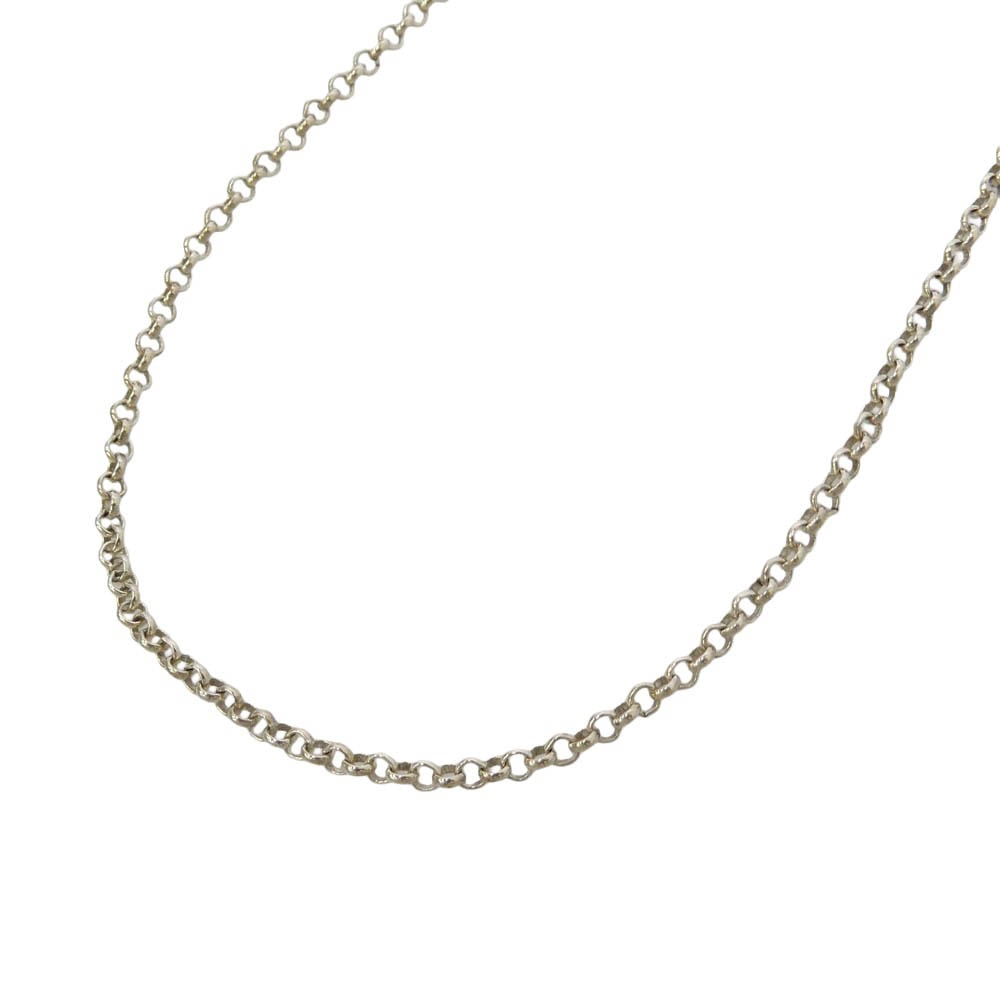 CHROME HEARTS クロムハーツ(原本無) NECKCHAIN R18 ロールチェーン ネックレス 18inch 18インチ シルバー系【中古】