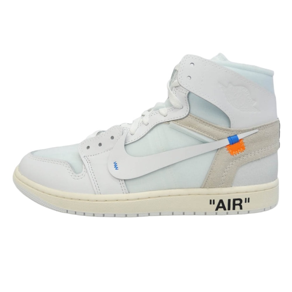 NIKE AA3834-100【フェイクバスターズ鑑定済 × Virgil Abloh Archive V.A.A. × Air Jordan 1 Retro High OG Alaska ハイカットスニーカー ホワイト系 29cm【新古品】【未使用】【中古】
