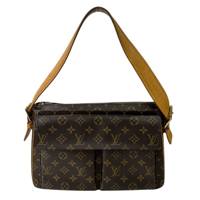 LOUIS VUITTON ルイ・ヴィトン ヴィバシテ GM ハンドバッグ M51163 モノグラム ブラウン レディース【中古】