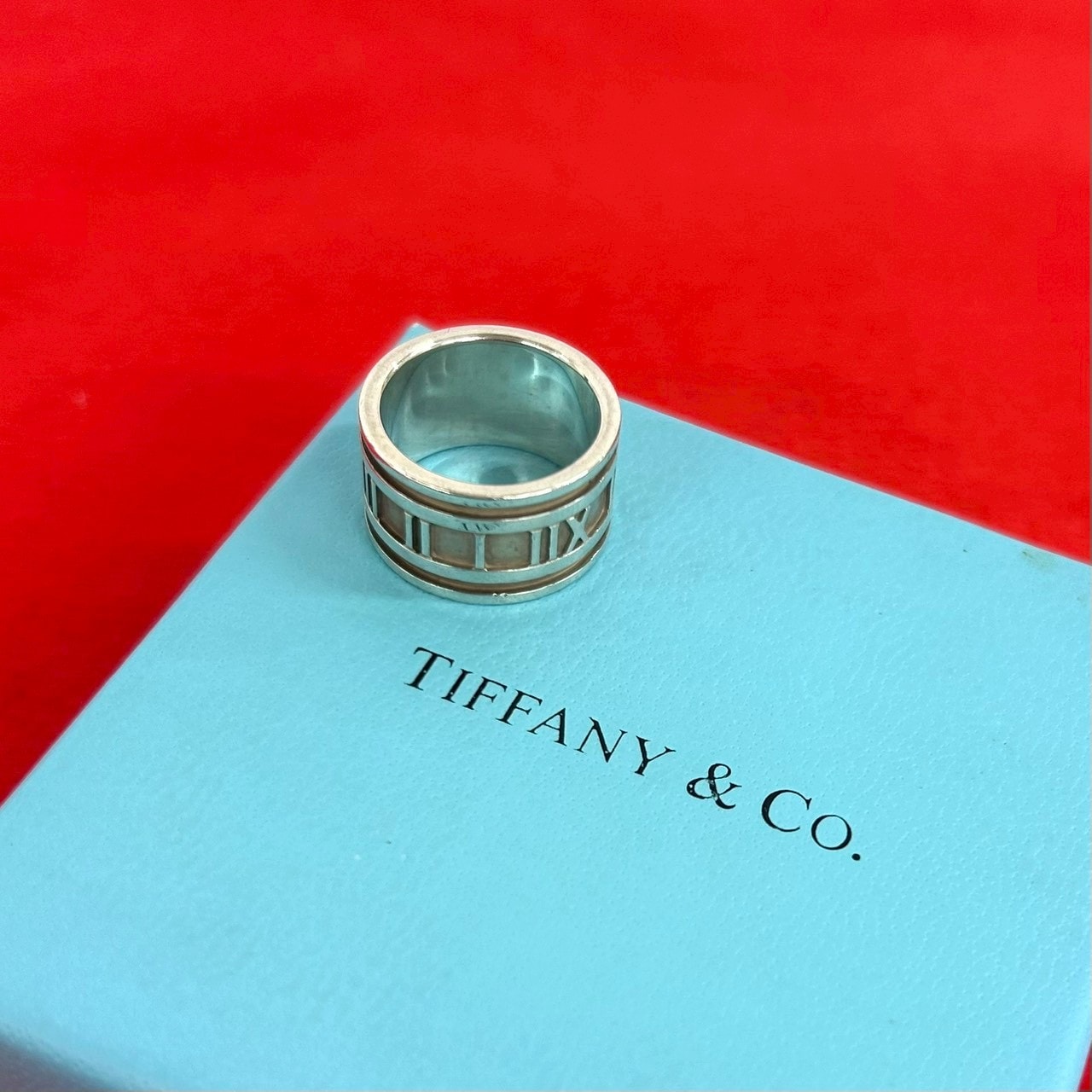 TIFFANY&Co. ティファニー ワイド アトラス リング シルバー925 リング・指輪 12号 シルバー
 28017