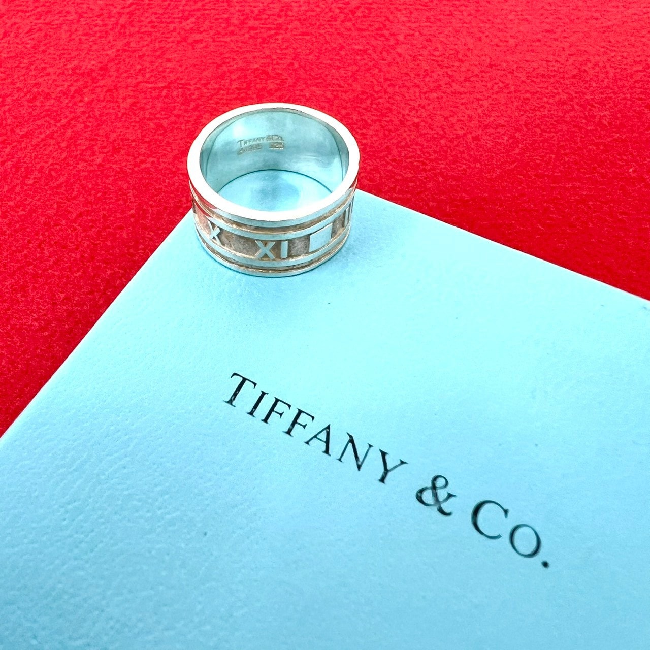 TIFFANY&Co. ティファニー アトラス ワイド リング シルバー925 リング・指輪 18号 シルバー
57828