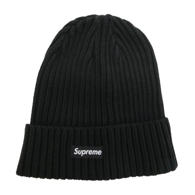 Supreme シュプリーム 25SS Overdyed Beanie オーバーダイド ビーニー ニット キャップ 帽子 ブラック系【極上美品】【中古】