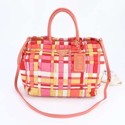 ■美品 プラダ テスート ナイロントライアングルロゴショルダーバッグ