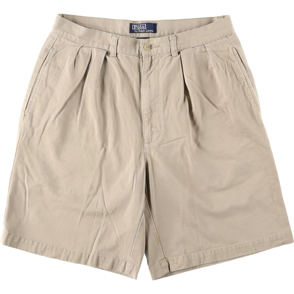 古着 ラルフローレン Ralph Lauren POLO by Ralph Lauren TYLER SHORT ツータック チノショーツ ショートパンツ メンズw32相当/eaa661824