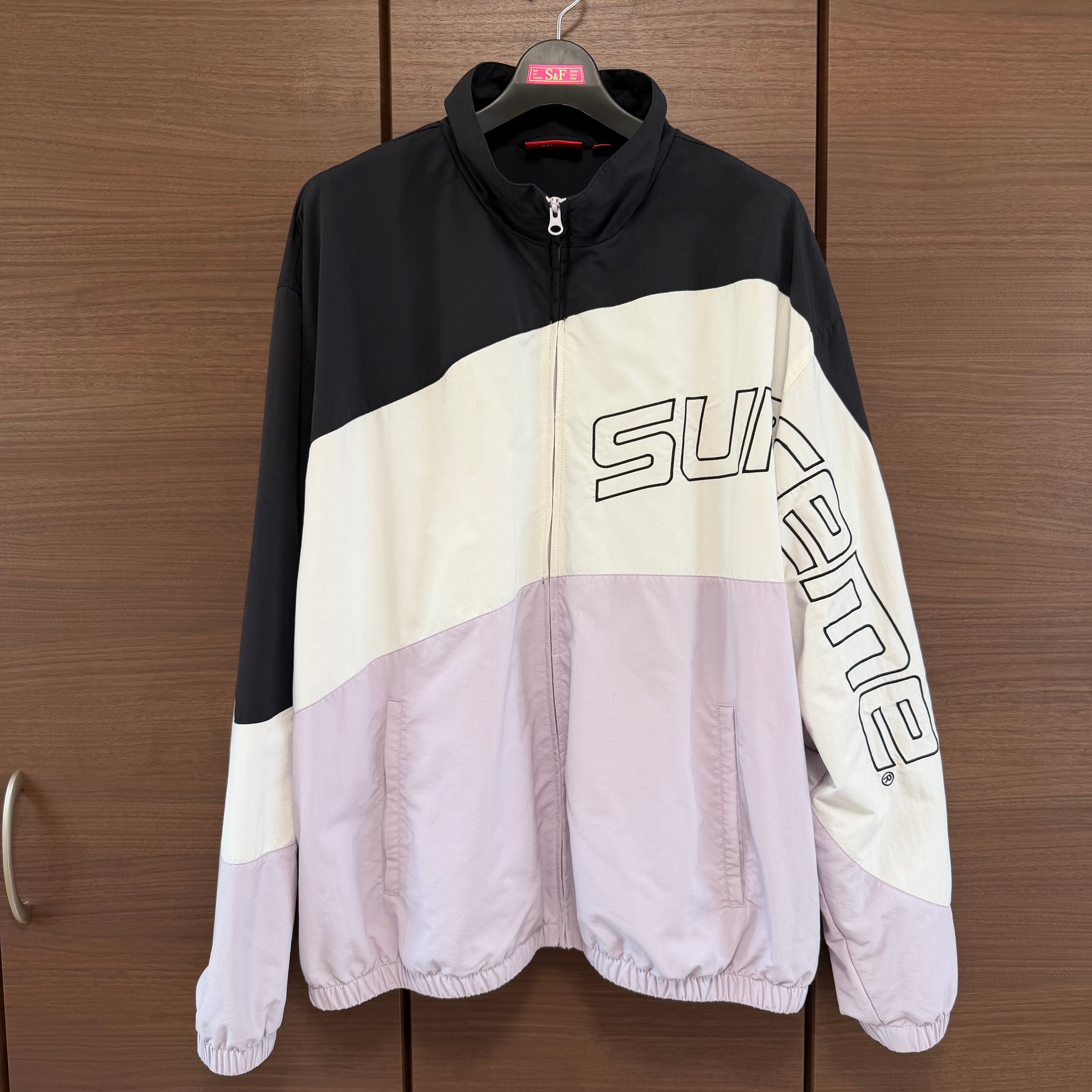 Supreme Curve Track Jacket "Light Purple"