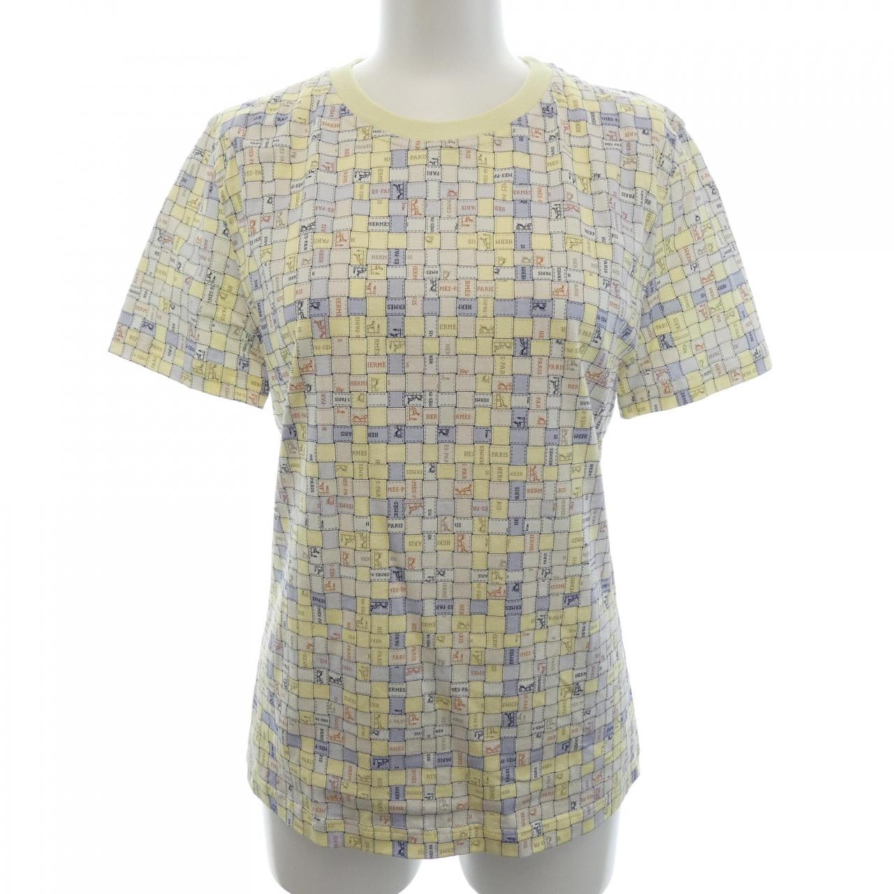 エルメス HERMES BOLDUC AU CARRE ボルデュックチェック 5E4645DK Tシャツ