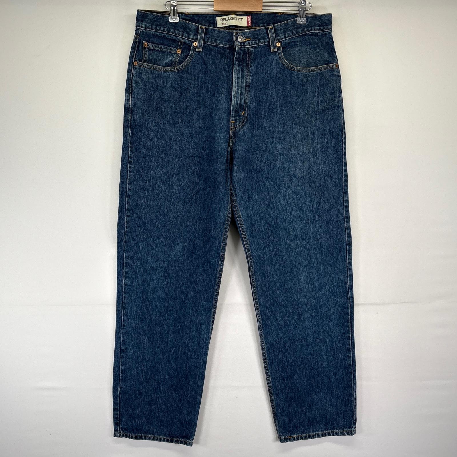 古着 リーバイス Levi's デニムパンツ 550 テーパード 5ポケット ジーンズ ジーパン 長ズボン 大きいサイズ w38 L32 ブルー メンズ