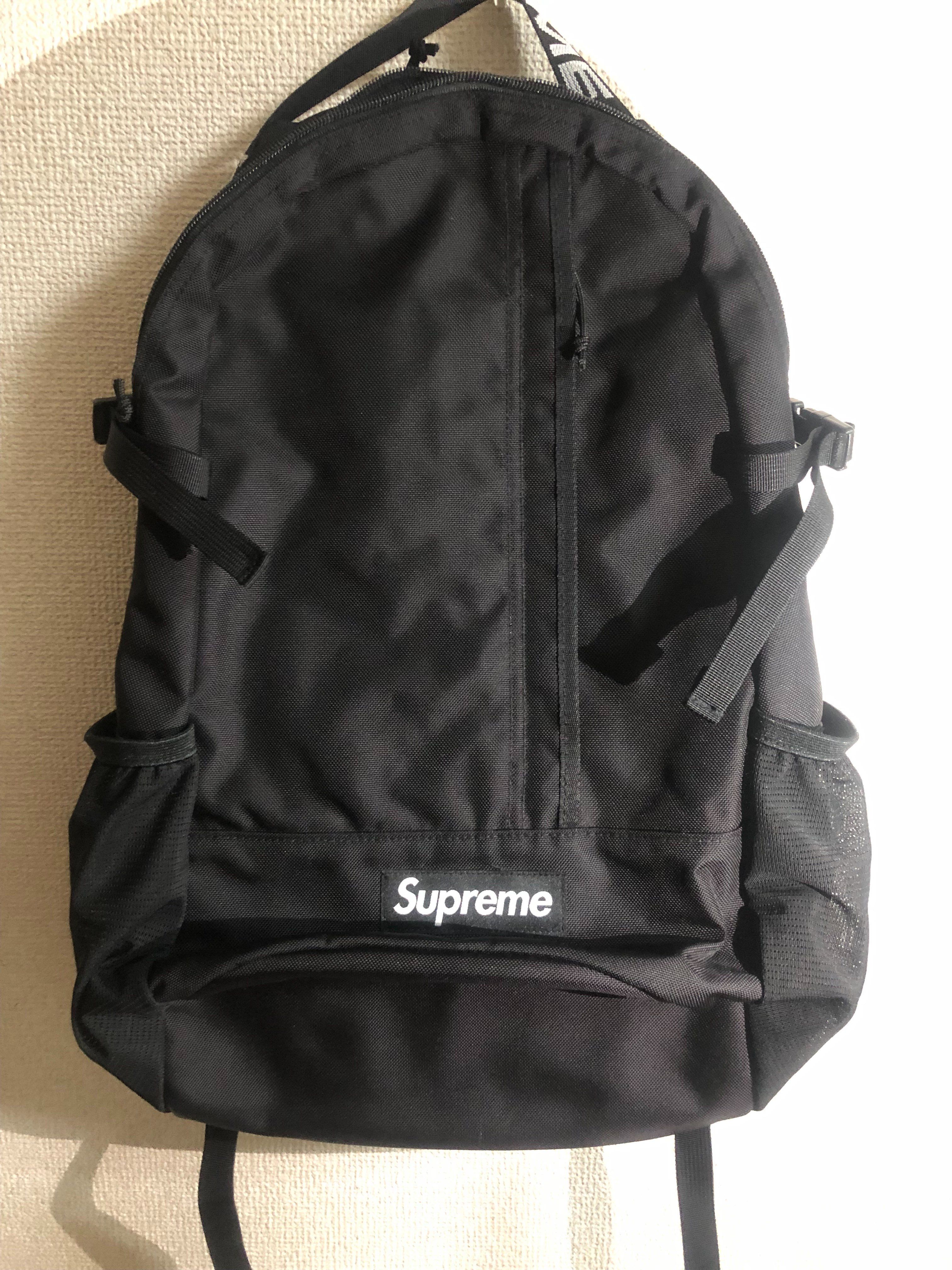 Supreme 18SS Backpack "Black"