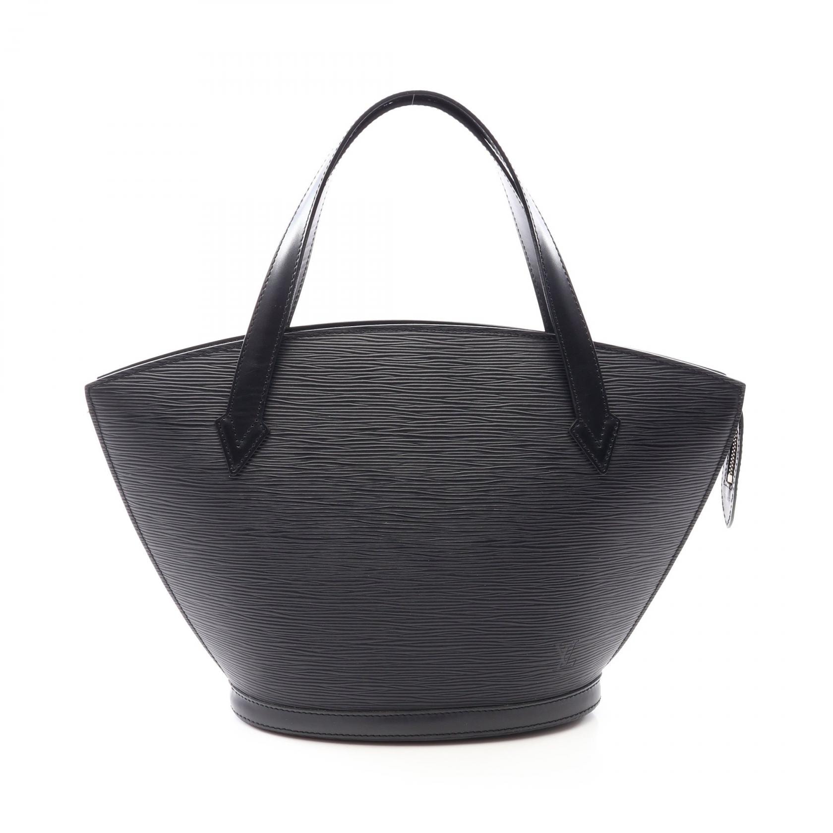 ルイ・ヴィトン LOUIS VUITTON サンジャック ハンドバッグ バッグ レザー エピ ノワール レディース ブラック系 M52272 【中古】