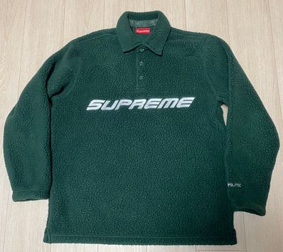 Supreme Polartec L/S Polo "Dark Green"