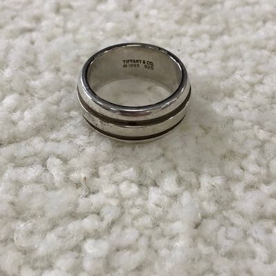 ティファニー 925/グルーブドリング