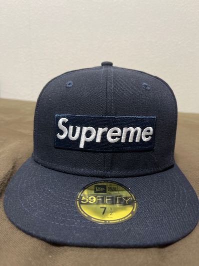 Supreme / New York Yankees Box Logo New Era "Navy"