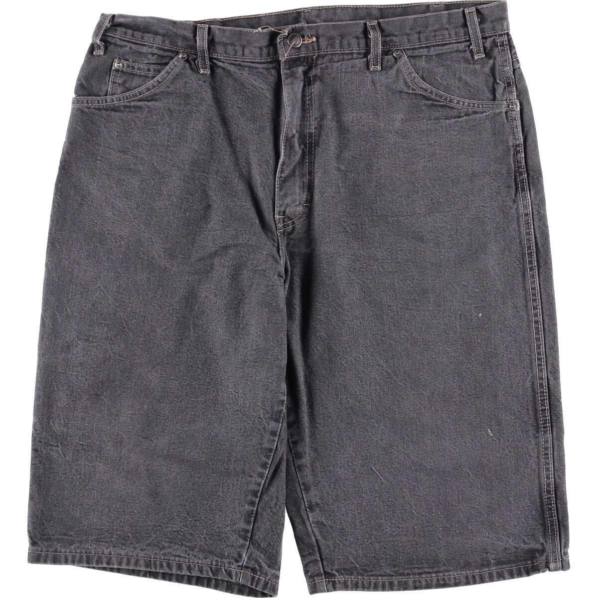 古着 ディッキーズ Dickies Loose Fit ブラックデニムショーツ ハーフパンツ メンズw38相当/eaa563960