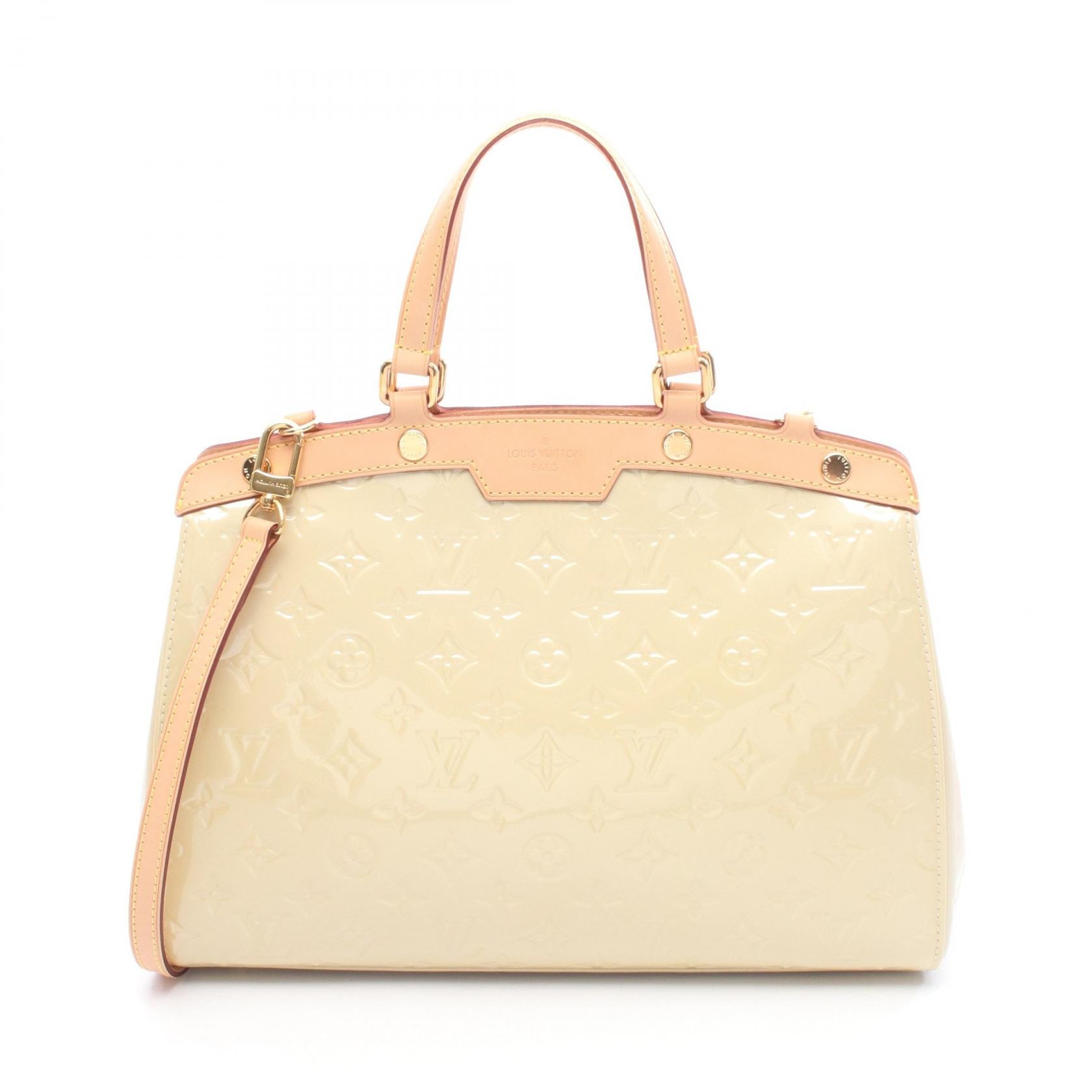 ルイ・ヴィトン LOUIS VUITTON ブレアMM ハンドバッグ バッグ レザー ベージュ レディース ベージュ系 M91456 【中古】