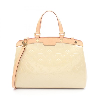 ルイ・ヴィトン LOUIS VUITTON ブレアMM ハンドバッグ バッグ レザー ベージュ レディース ベージュ系 M91456 【中古】