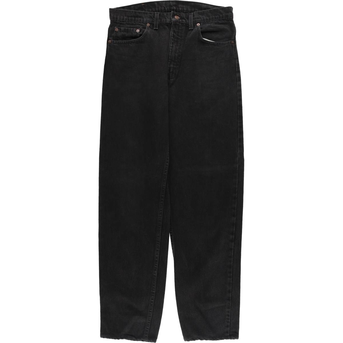古着 90年代 リーバイス Levi's 550 TAPERED LEG RELAXED FIT ブラックデニム テーパードデニムパンツ USA製 メンズw34相当 ヴィンテージ/evb010705