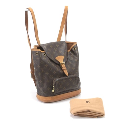 LOUIS VUITTON ルイヴィトン リュック モノグラム モンスリ・ミドルサイズ M51136