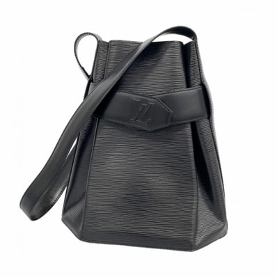 【6db2032】ルイヴィトン ショルダーバッグ エピ サックスデポール M80157 ノワール【中古】レディース