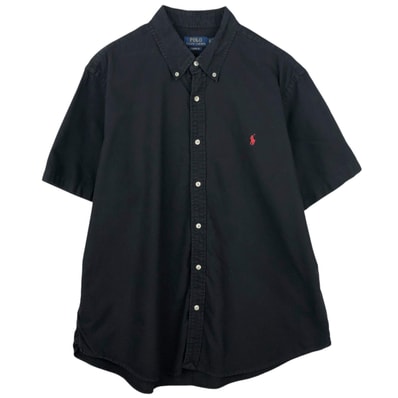 古着 ラルフローレン Ralph Lauren POLO RALPH LAUREN 半袖 ボタンダウンシャツ メンズXL相当/eaa641045