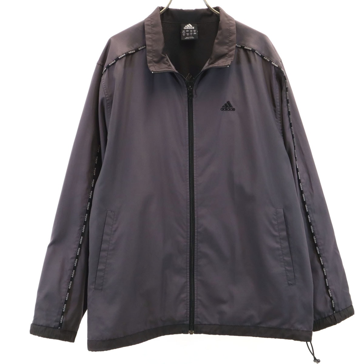 adidas アディダス ウインドブレーカー L チャコールグレー ジャケット