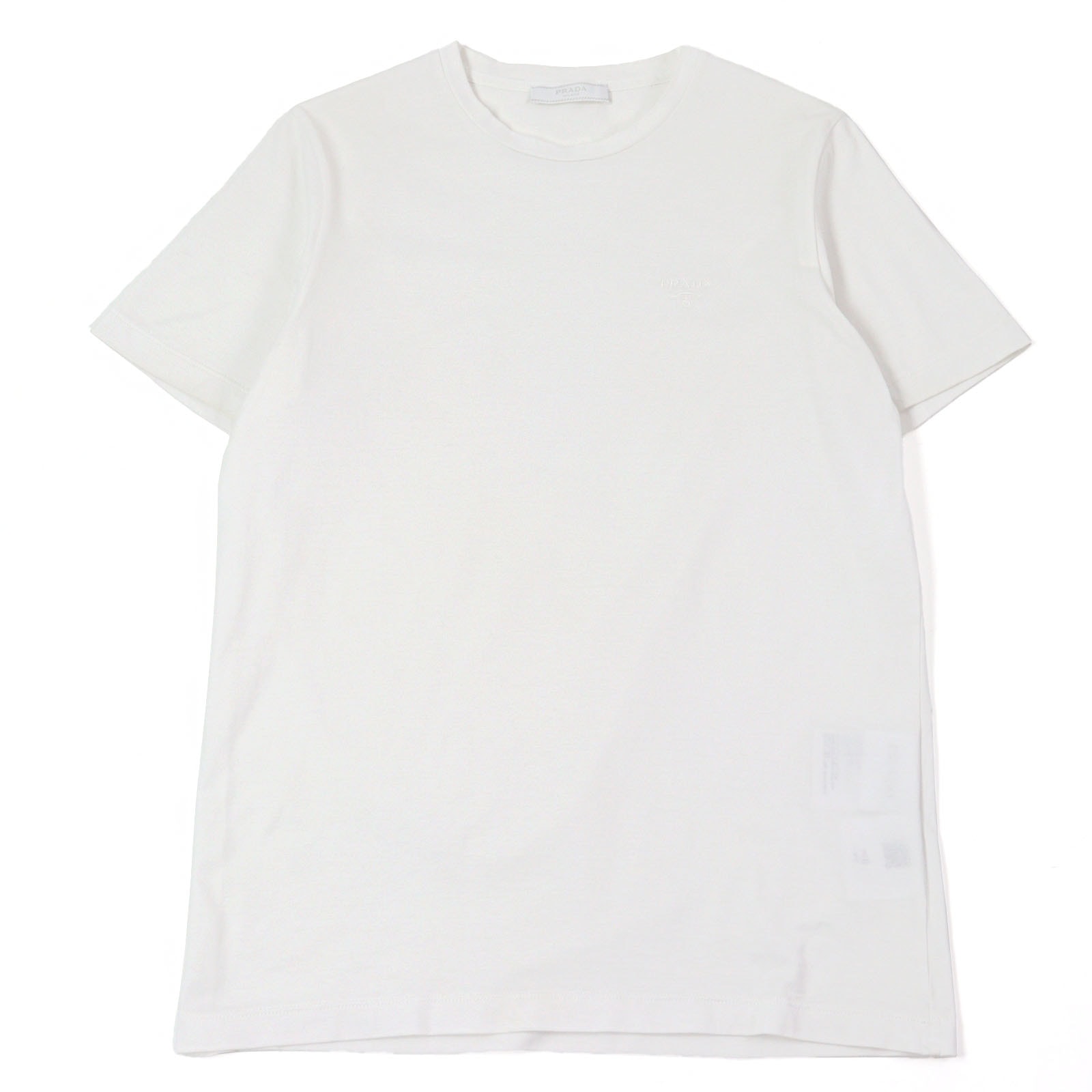 極美品 プラダ 半袖Tシャツ ホワイト メンズ XS UJN884