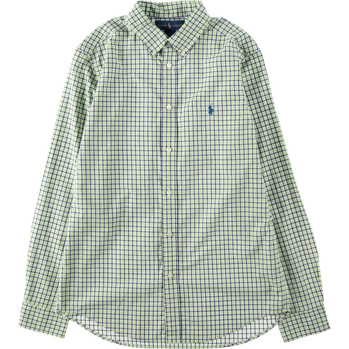 古着 ラルフローレン Ralph Lauren 長袖 ボタンダウンチェックシャツ レディースXL相当/eaa641905
