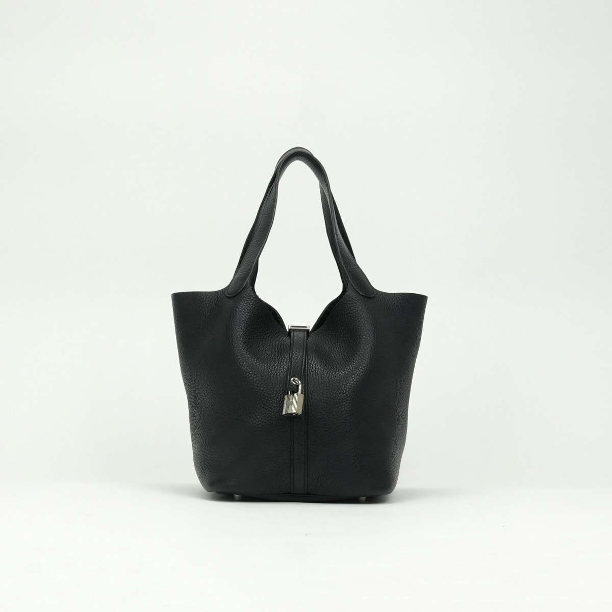 エルメス HERMES ピコタンロックMM ピコタンロック MM ピコタンロック22 バッグ トートバッグ トリヨンクレマンス ノワール Noir ブラック black 黒 シルバー金具 ハンドバッグ