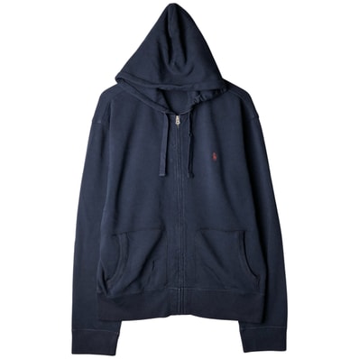 古着 ラルフローレン Ralph Lauren POLO by Ralph Lauren スウェットフルジップパーカー メンズXL相当/eaa603527