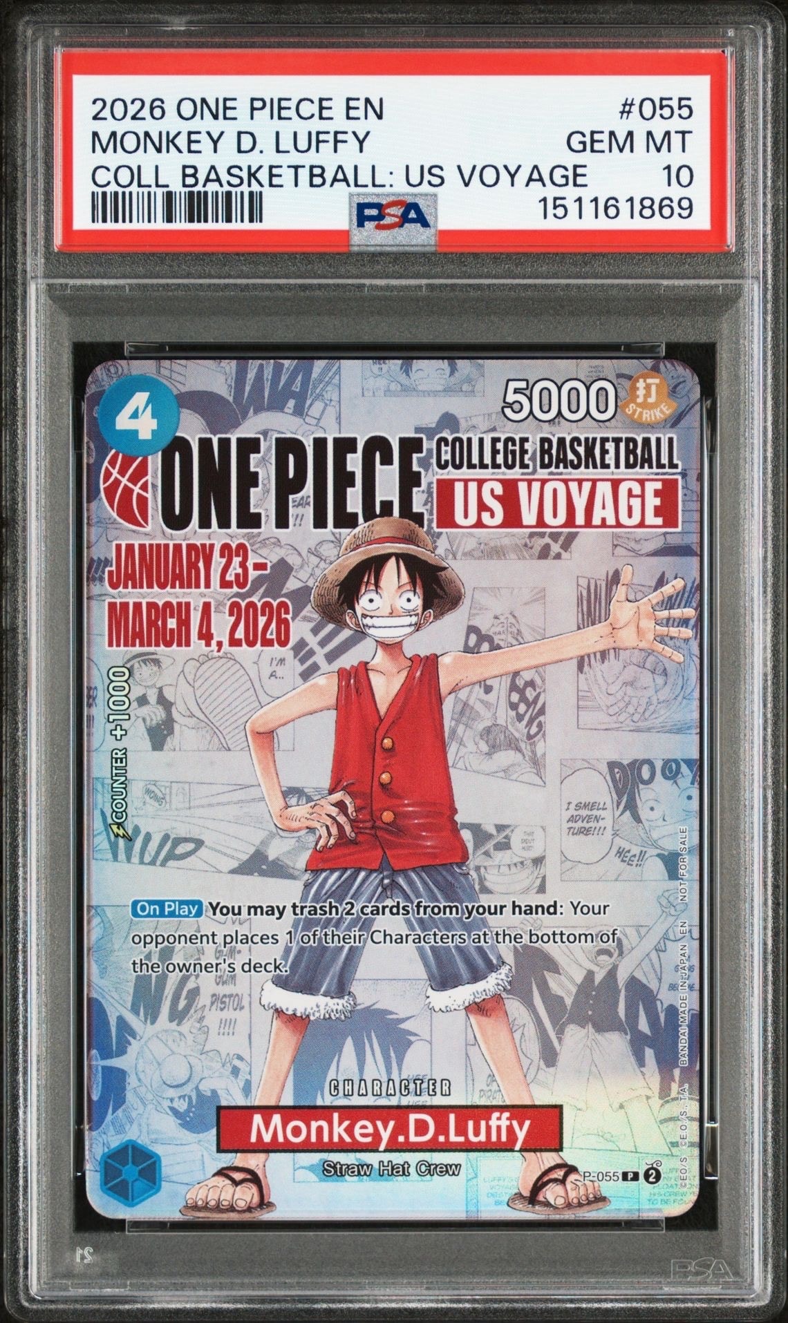 モンキー・D・ルフィ：P (未開封) [P-055]【英語版】(プロモーション