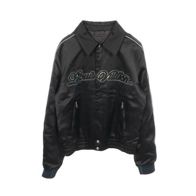 ルイ・ヴィトン LOUIS VUITTON ラインストーン 中綿 ブルゾン 衣料品 アウター レーヨン メンズ ブラック系 RM252MV RAO HTB31W 【中古】