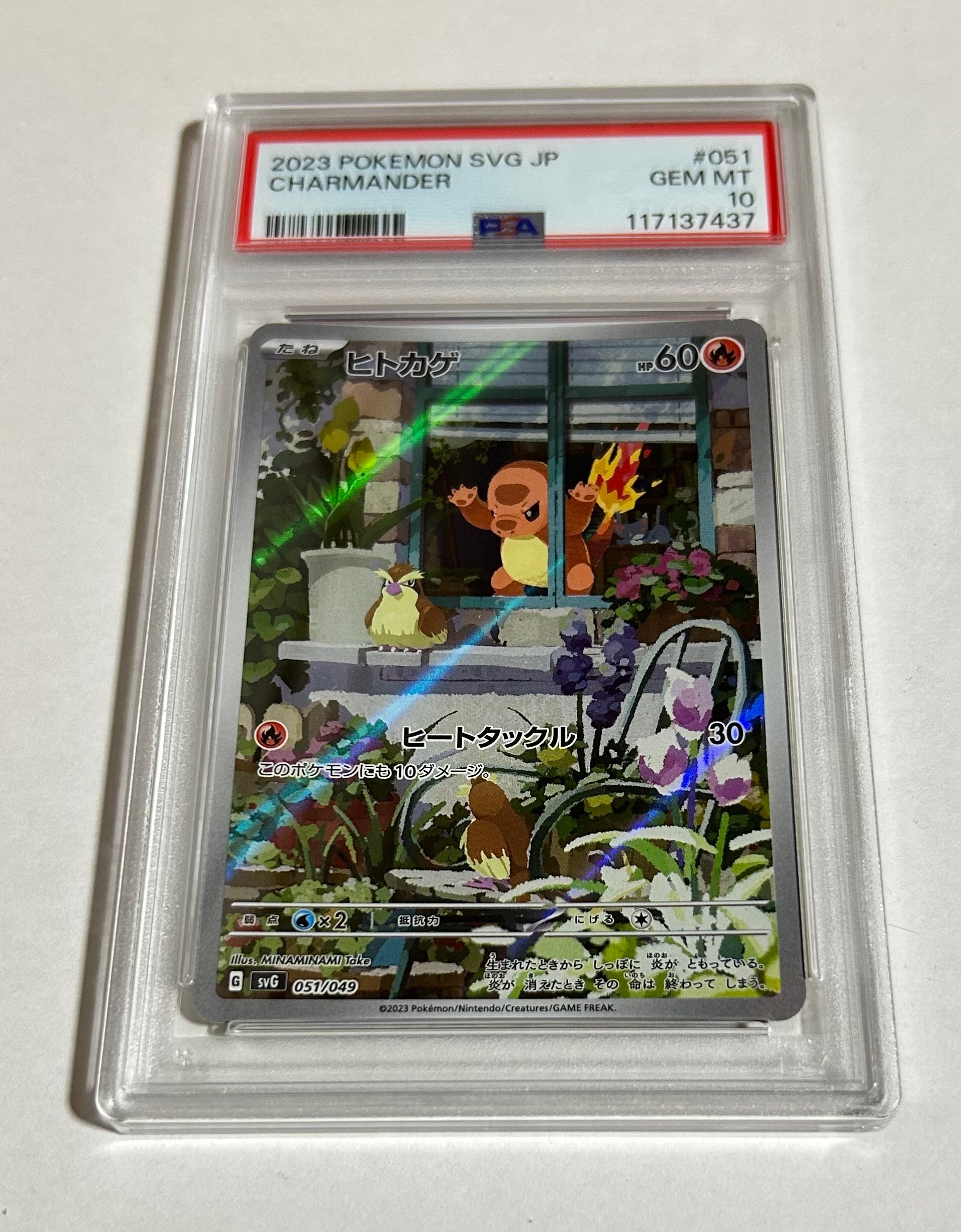 ヒトカゲ :フルイラスト [SVG 051/049](スペシャルデッキセットex「フシギバナ・リザードン・カメックス」)