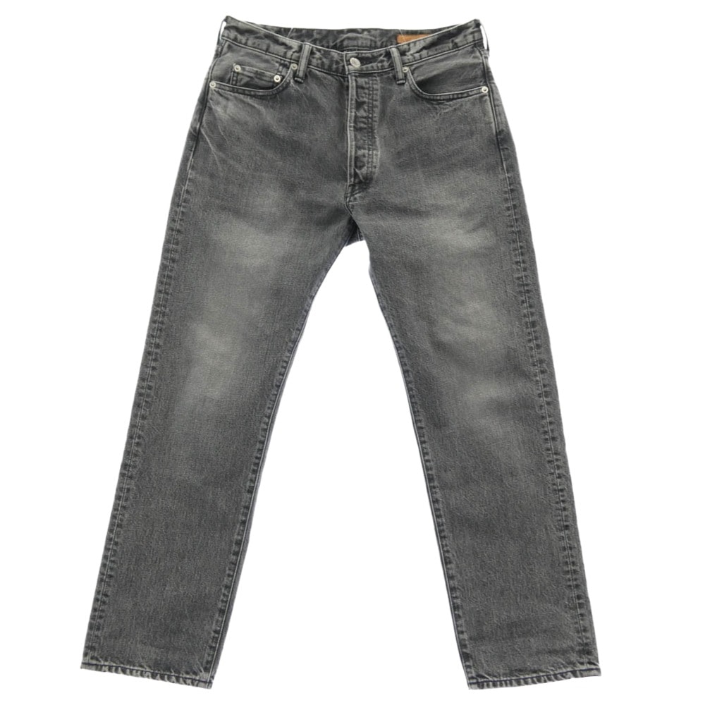 Ron Herman ロンハーマン デニムパンツ 3820600022 Kennedy straight denim pants ケネディー ボタンフライ ストレート デニムパンツ ジーンズ ブラック系 29【中古】