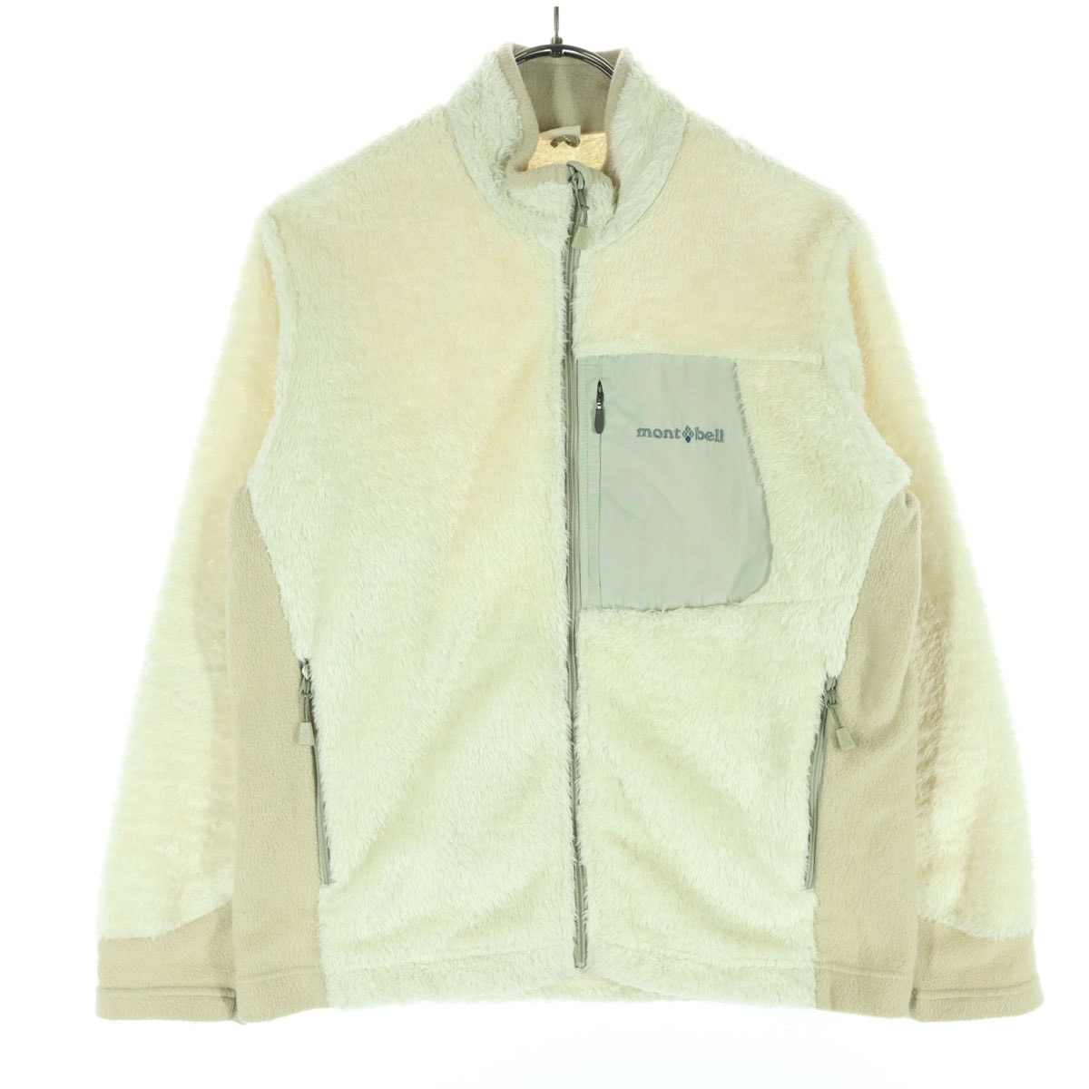 美品 mont-bell モンベル 長袖 CLIMA AIR フリースジャケット 150 ホワイト