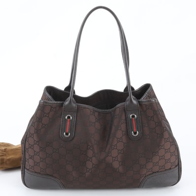 ■美品 グッチシェリー ライン GG ナイロン 293592 トート バッグ
