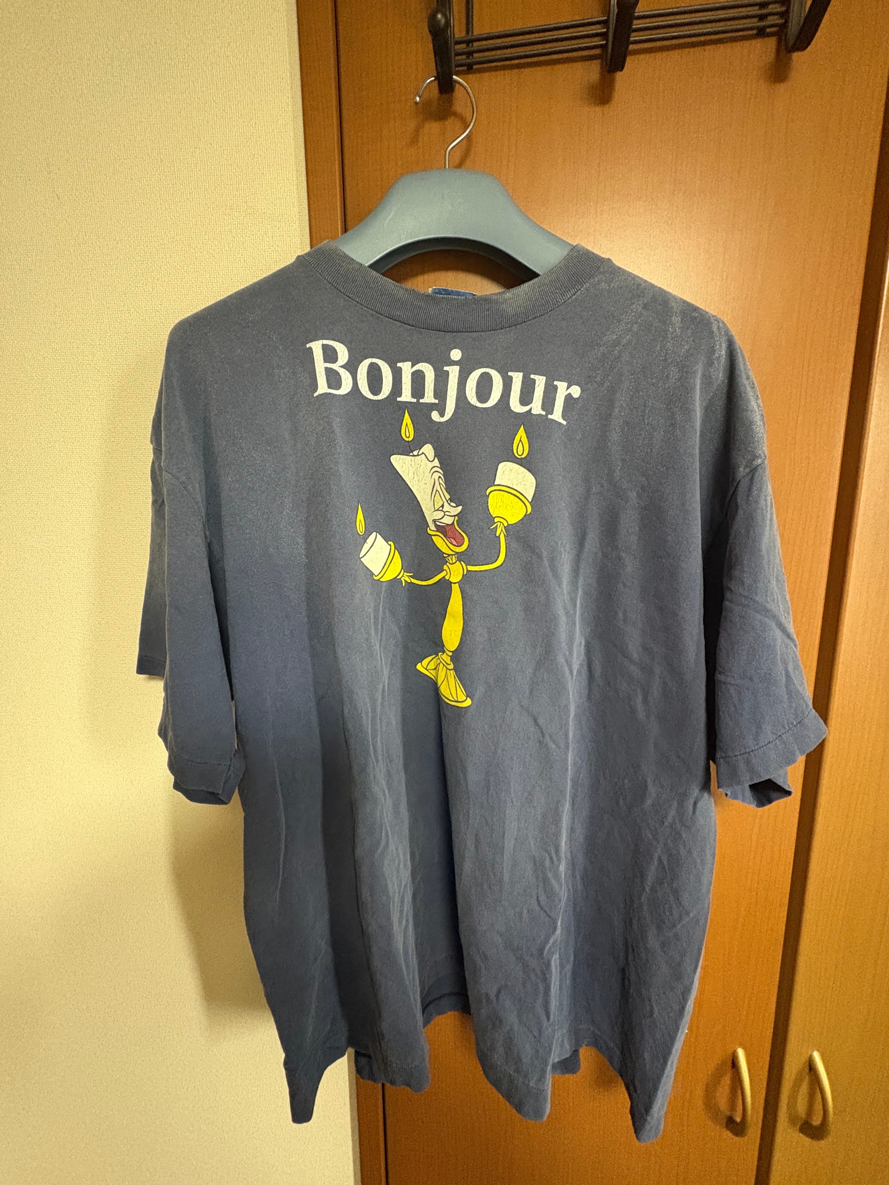 SAINT Mxxxxxx x Disney Beauty and the Beast SS Tee Bonjour "Navy"