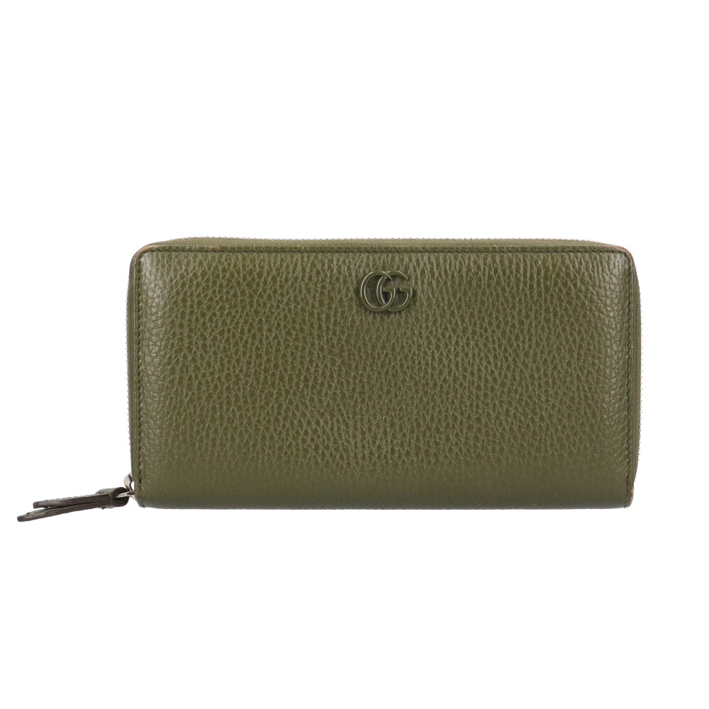 グッチ GGマーモント 長財布 レザー 456117 レディース GUCCI  中古