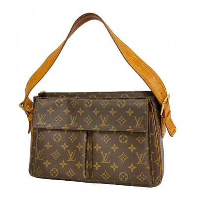 【6de5703】ルイヴィトン ショルダーバッグ モノグラム ヴィバシテGM M51163 ブラウン【中古】レディース