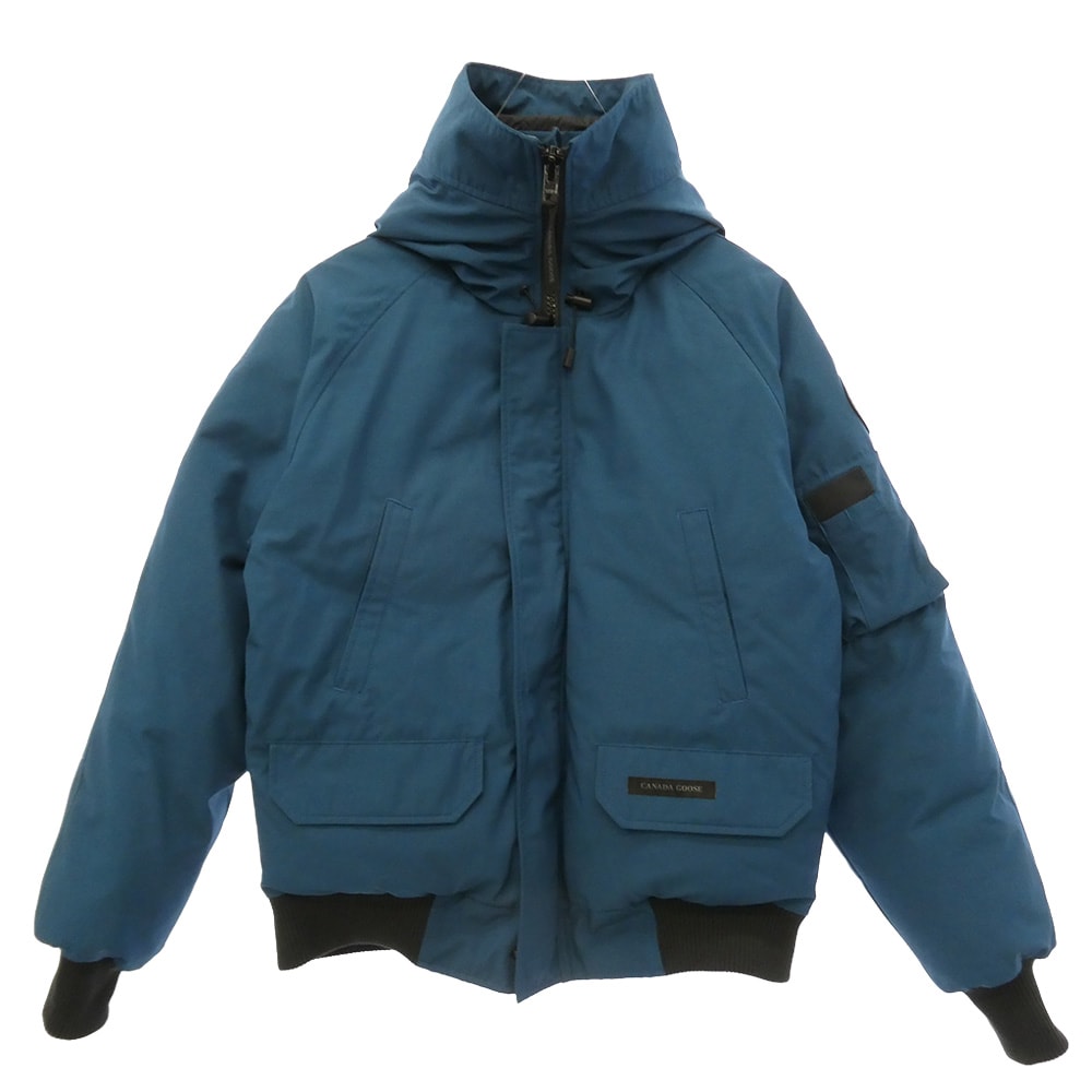 CANADA GOOSE カナダグース 2050MB カナダグースジャパンタグ 現行モデル Chilliwack Bomber Black Label Guard Blue チリワック ボンバー ブラックレーベル ダブルジップ ダウンジャケット 【中古】