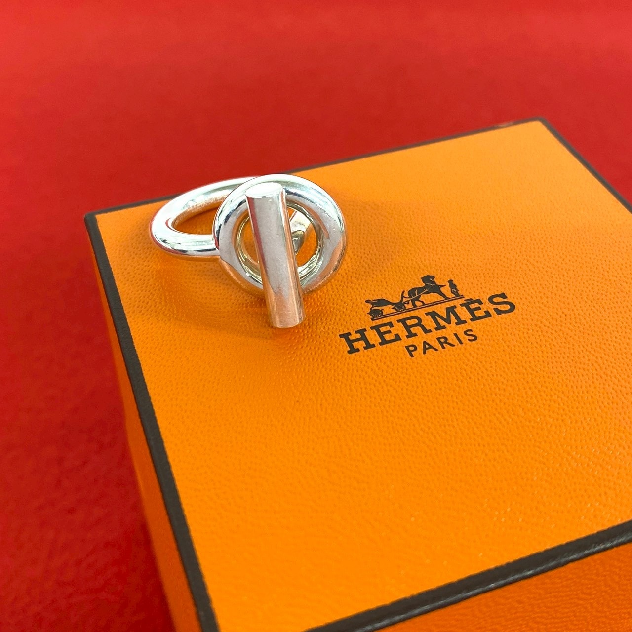 HERMES エルメス エシャペ リング シルバー925 リング・指輪 5号 シルバー
25314