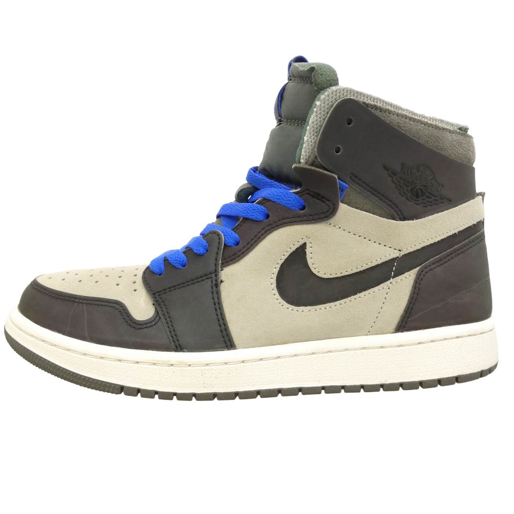 NIKE ナイキ DD1453-001 × League of Legends Air Jordan 1 High Zoom Air Confort Esports ハイカットスニーカー グレー系 パープル系 27cm【中古】