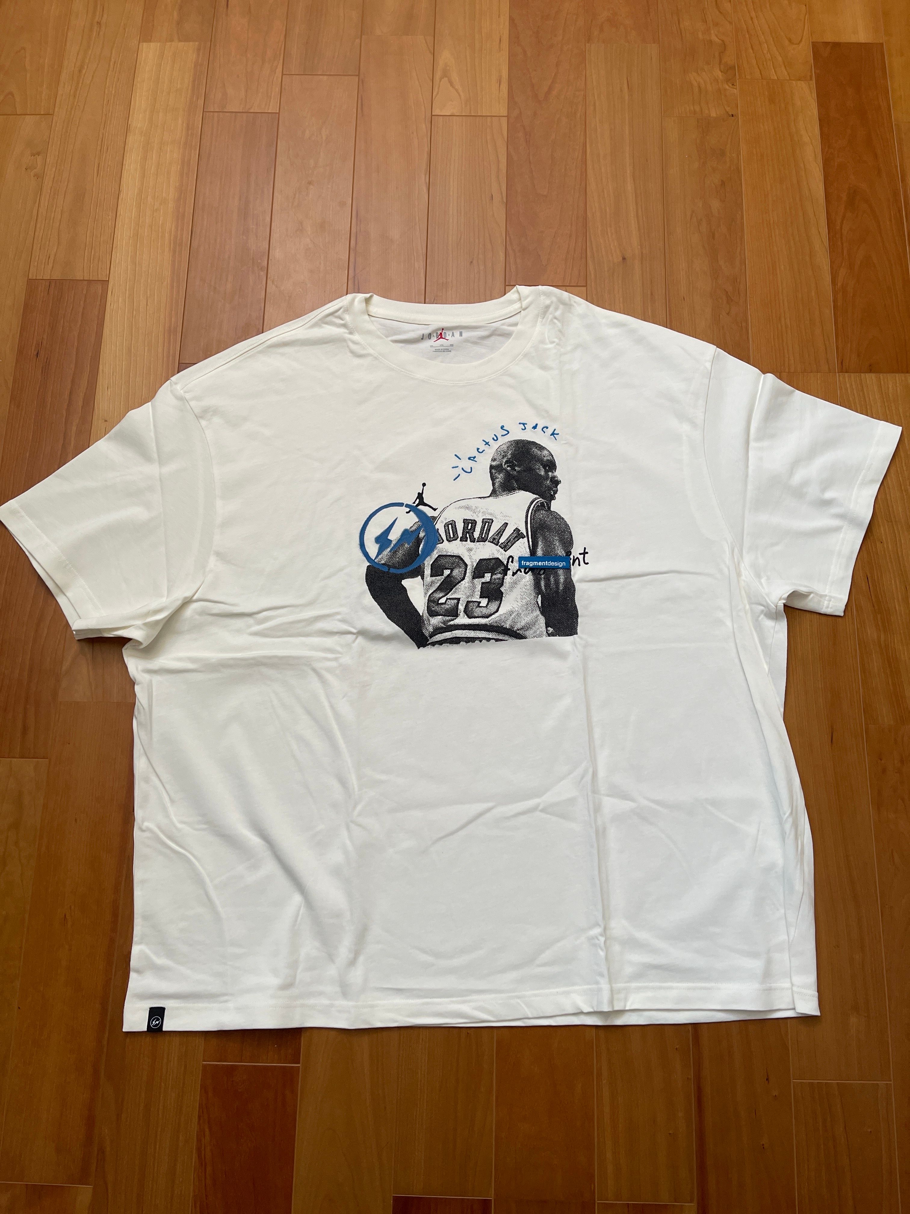 Air Jordan Travis Scott Fragment Tee "White"