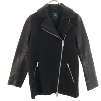 GAP ギャップ ライダースジャケット XS ブラック系
