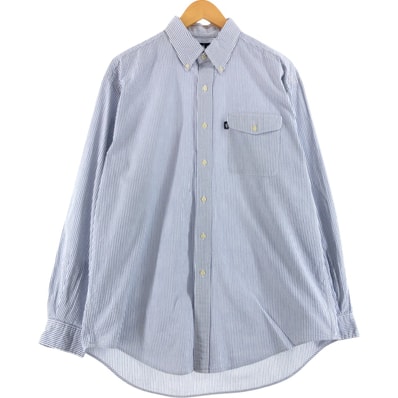 古着 ラルフローレン Ralph Lauren CREEK 長袖 ボタンダウンストライプシャツ メンズL相当/eaa521587
