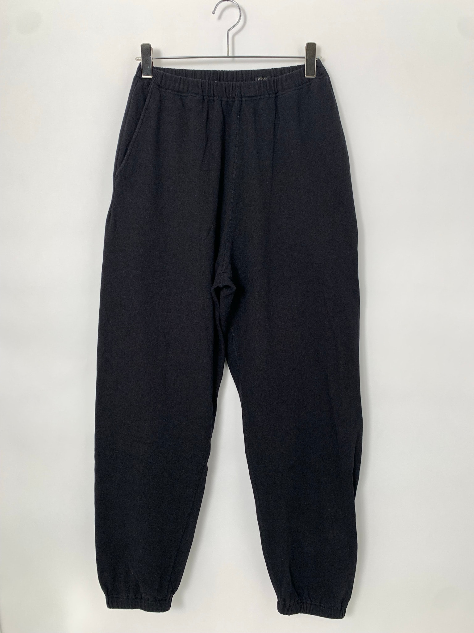 COMOLI LW Cotton French Terry Pants "Black"